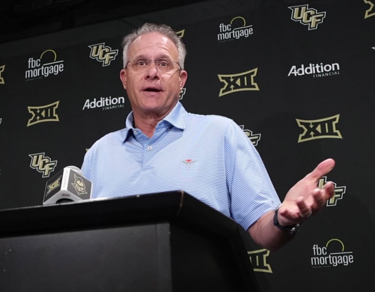 UCF Head Coach Gus Malzahn Looks Ahead To Season Finale Against Houston ...