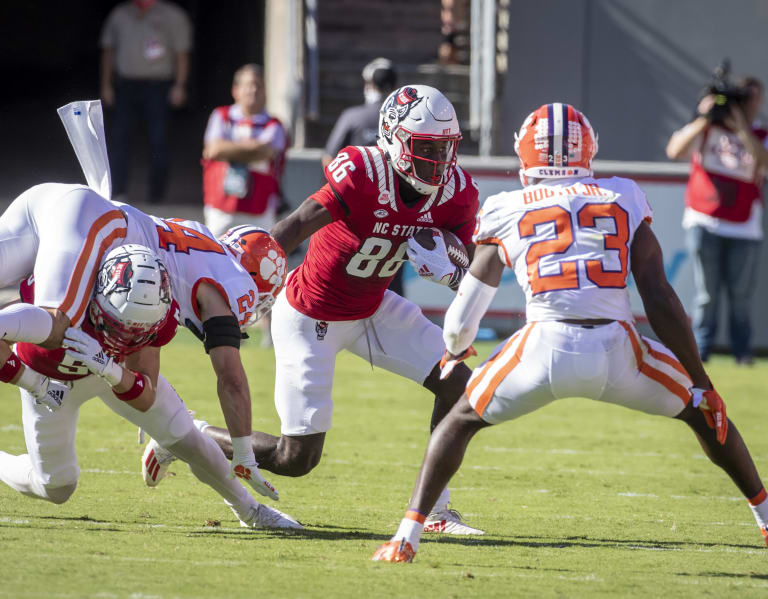 WATCH NC State Wolfpack football playmakers Emeka Emezie, Dylan Parham