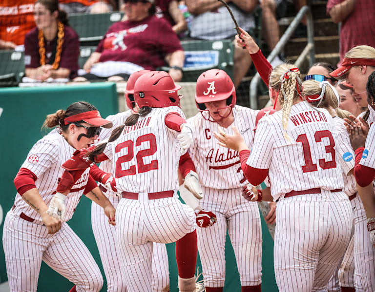Alabama softball rallies back to beat Virginia Tech in Tuscaloosa Regional