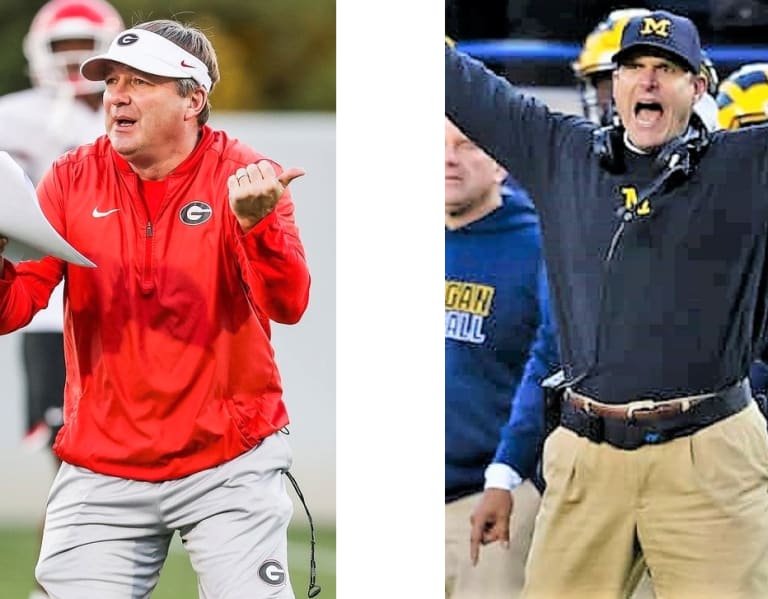 UGASports - WATCH: What did Kirby Smart & Jim Harbaugh say?