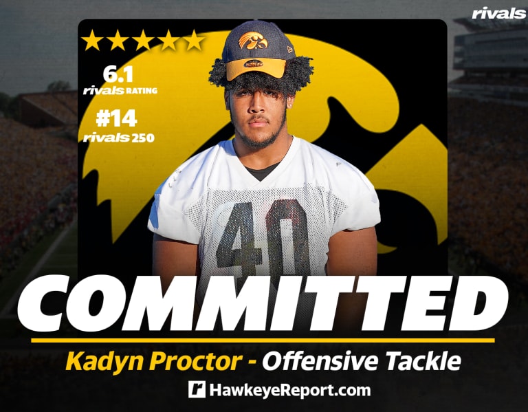 Commitment breakdown Fivestar Kadyn Proctor picks Iowa Rivals