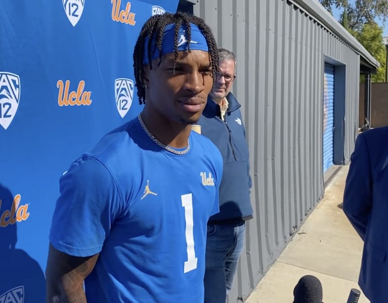 WATCH UCLA QB Dorian ThompsonRobinson talks USC matchup after