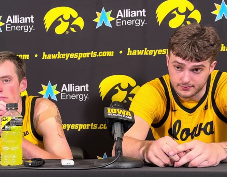 VIDEO: Freeman and Sandfort Talk Iowa Loss to Minnesota