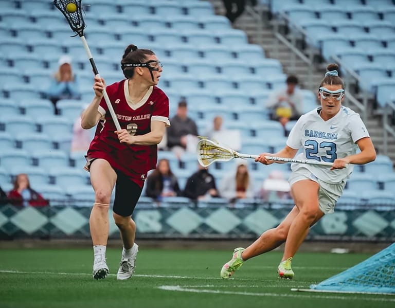 No. 2 North Carolina women's lacrosse beats No. 1 Boston College behind  Aldave's 4 goals