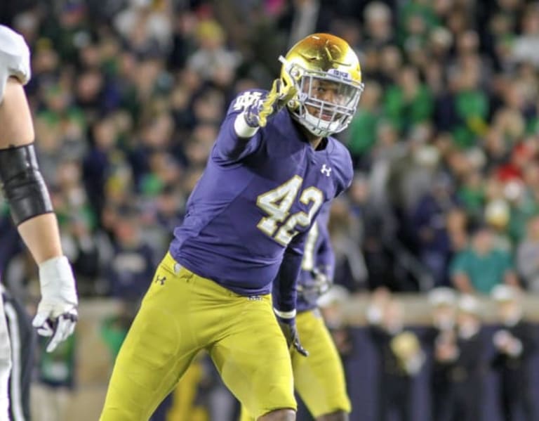 2016 DE Julian Okwara Commits to Notre Dame! - One Foot Down