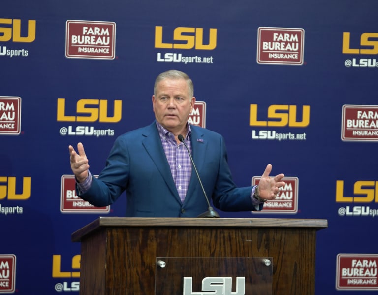 Watch as Brian Kelly introduces LSU's new offensive staff - Death ...