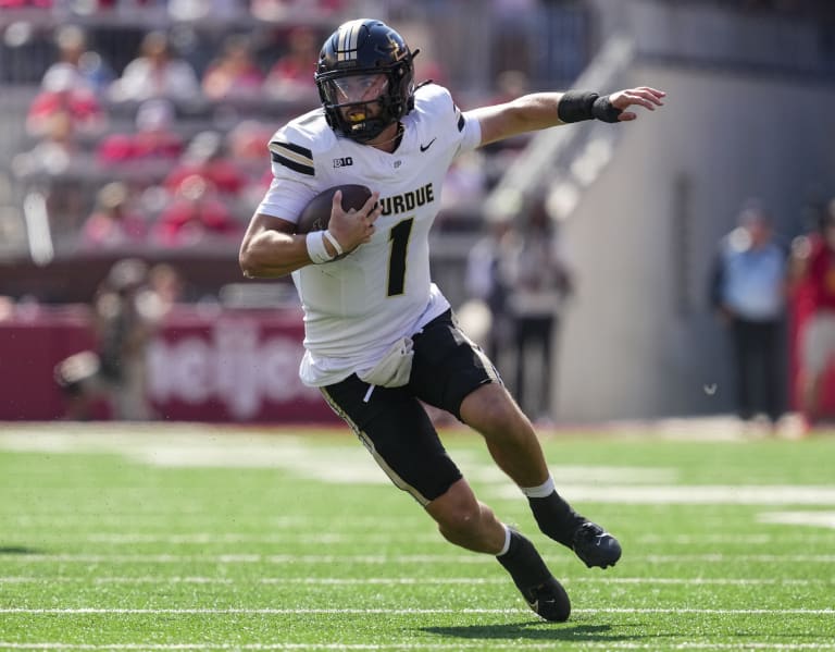 Purdue quarterback Hudson Card out against Illinois - BoilerUpload ...