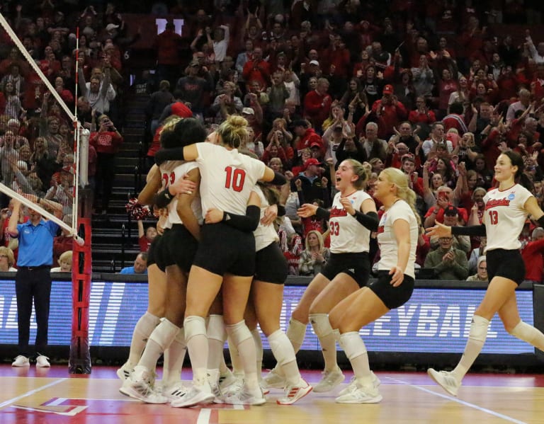 Nebraska Volleyball: Huskers Outlast Kansas In Four Sets To Reach 11th ...