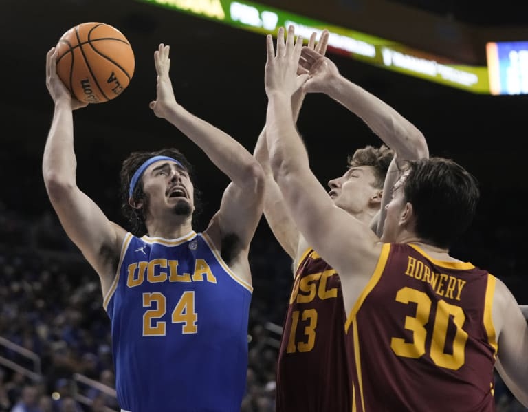 USC Men's Basketball Falls At No. 10 UCLA, 60-58, Despite 18-Point