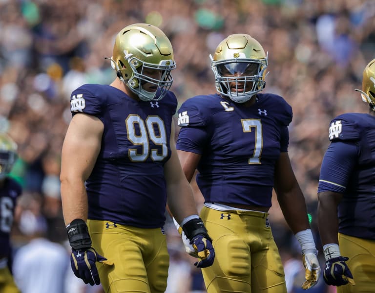 Will Notre Dame Wear Green Jerseys Against The Michigan Wolverines? - One  Foot Down