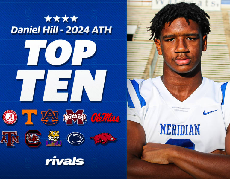 Four-star athlete Daniel Hill cuts contenders to 10