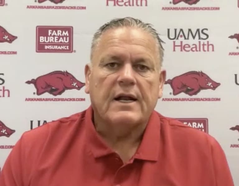 Arkansas Razorbacks Head Coach Sam Pittman Wednesday Press Conference ...