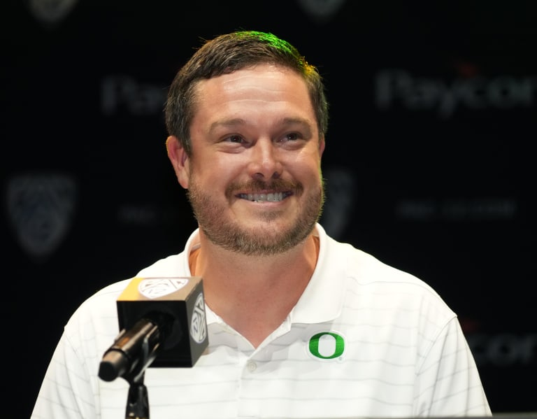 WATCH: Oregon Coach Dan Lanning Speaks At Pac-12 Media Day ...