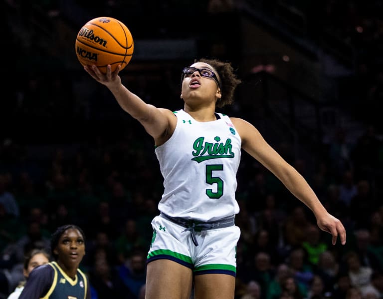 Guard Olivia Miles guides Notre Dame women's basketball out of shaky ...