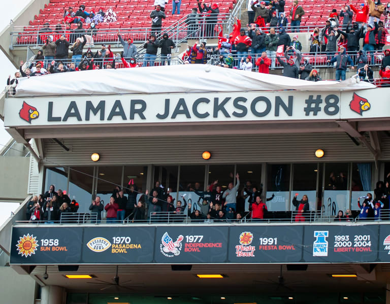 Details revealed for Lamar Jackson's number retirement ceremony - Card  Chronicle