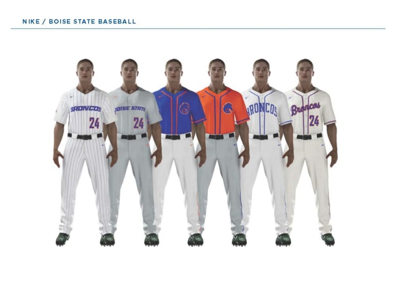 Boise State reveals new Baseball Uniforms - Blue-Turf