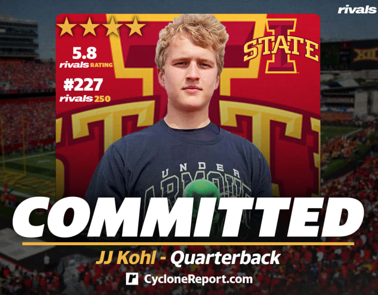 Iowa State Lands Four-star QB JJ Kohl - CycloneReport