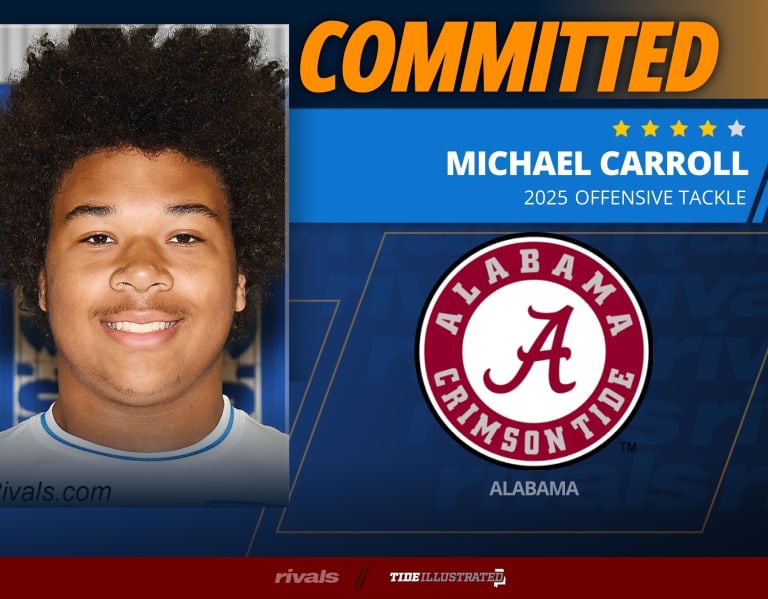 Rivals250 OL Michael Carroll Breaks Down Commitment To Alabama ...