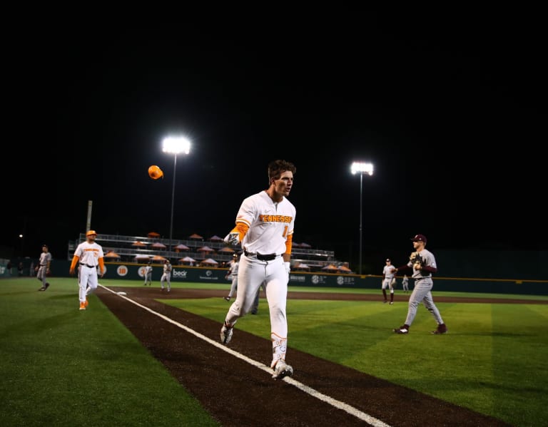 Andrew Lindsey reacts to walk-off win over Vanderbilt