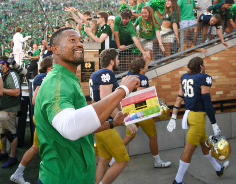 Kickoff times announced for Notre Dame football home games in 2022