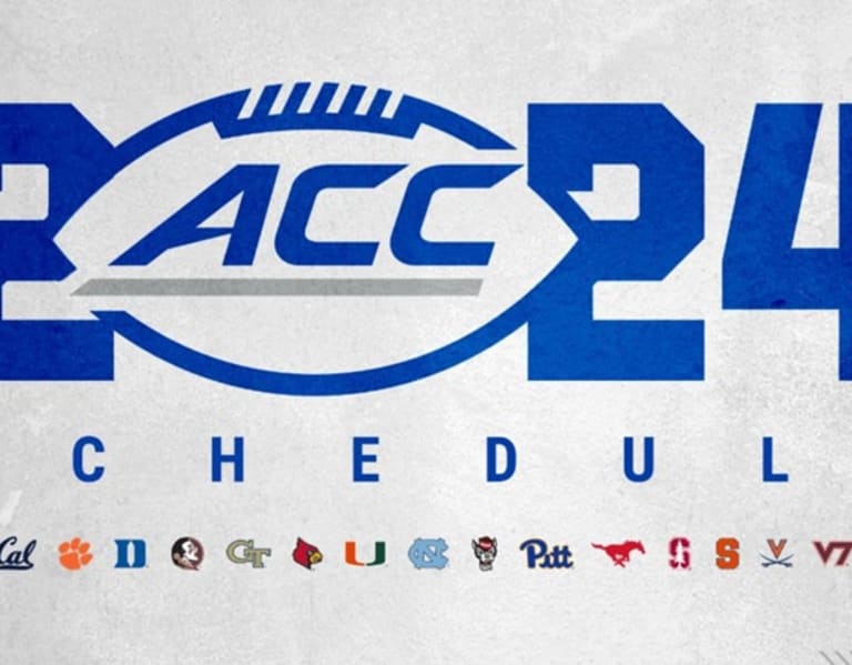 ACC Releases Full 2024 Football Schedule Mega Notes Included