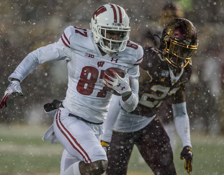 Former Wisconsin WR Quintez Cephus 'has really come on' for the