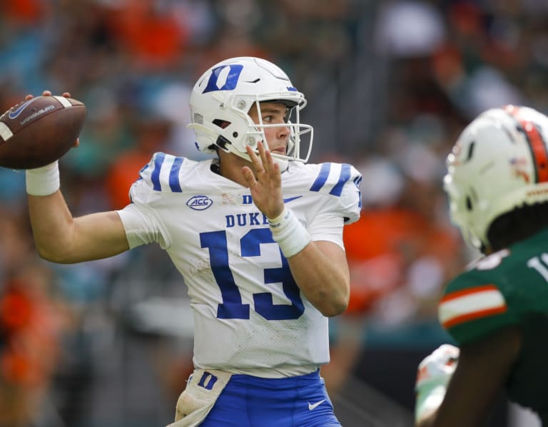 QB Riley Leonard's status is unclear for Duke vs. NC State