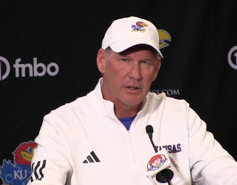 Watch: Lance Leipold after the Houston game - JayhawkSlant: Kansas ...