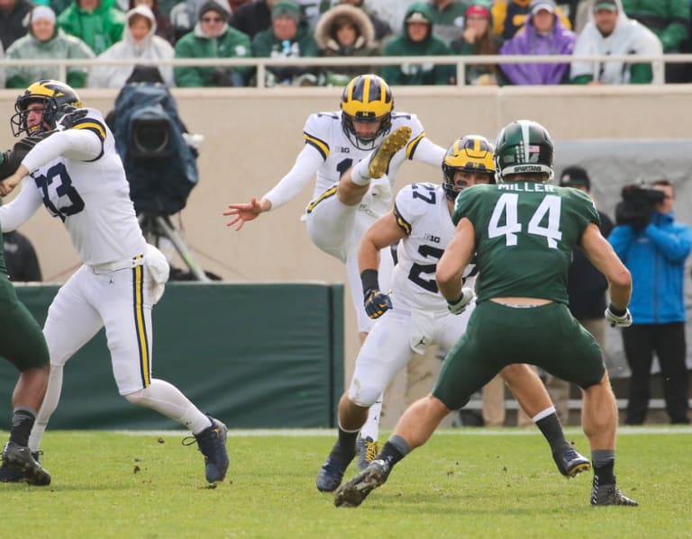 Michigan Wolverines football punter Will Hart has entered the transfer