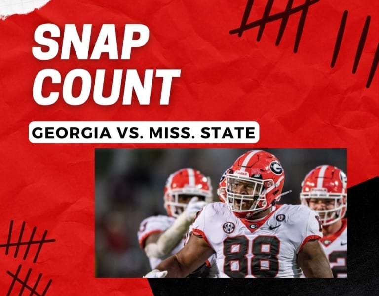 Snap Count UGA At Mississippi State UGASports