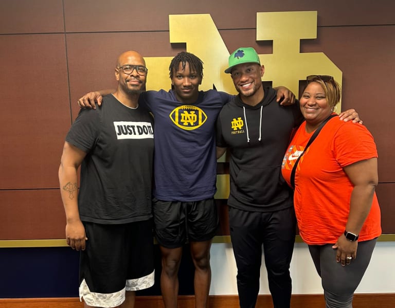 Watch: Highlights of Notre Dame 2024 safety commit Taebron Bennie-Powell