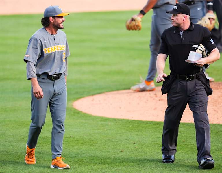 What Tennessee baseball's Tony Vitello said after Game 1 loss to Arkansas