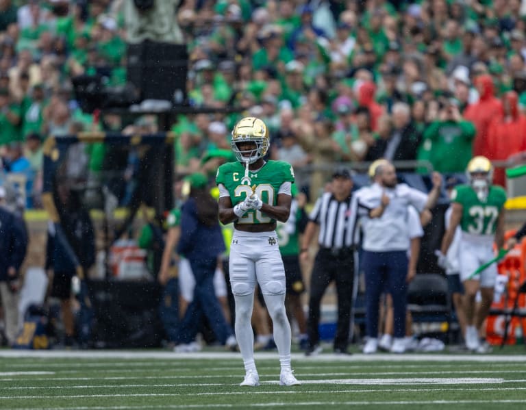 Notre Dame football injury report CB Benjamin Morrison lost for season