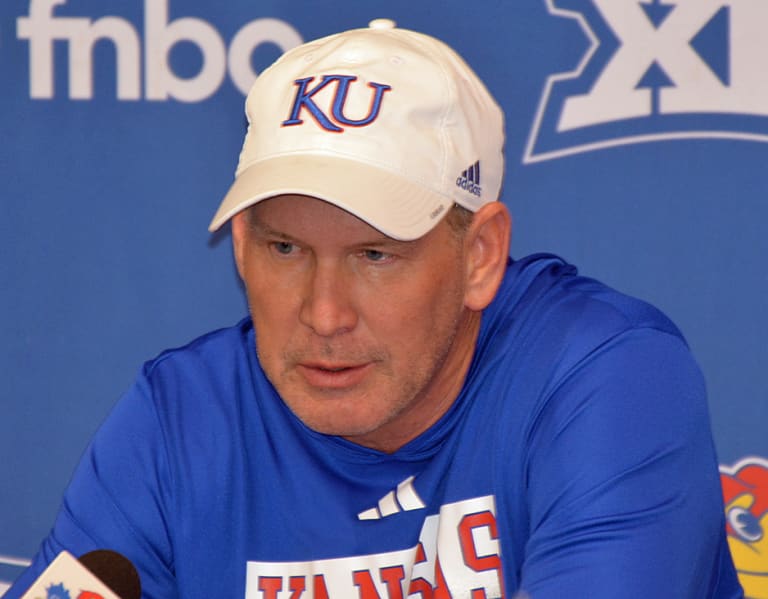 Watch: Lance Leipold talks about depth chart, Lindenwood - JayhawkSlant ...