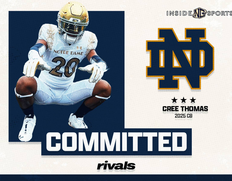 Threestar CB Cree Thomas Commits To Notre Dame Football's 2025 Class