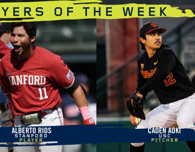 Stanford Baseball: Alberto Rios named Pac-12 BSB Player of the Week for ...