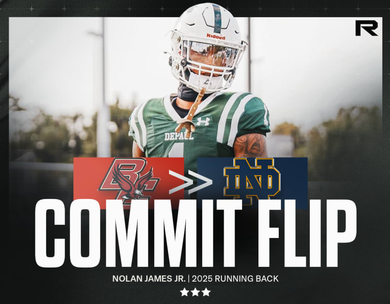 Notre Dame flips 2025 three-star RB Nolan James Jr. from Boston College ...