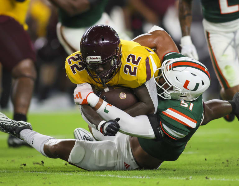 PFF Grades And Snap Counts Miami Vs. BethuneCookman CanesCounty