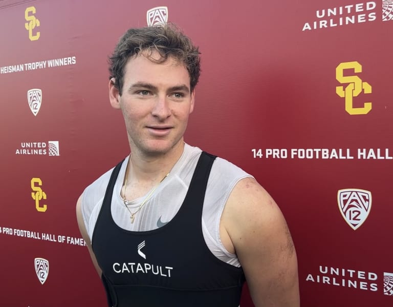 WATCH QB Miller Moss, USC teammates talk prep, storylines for Holiday