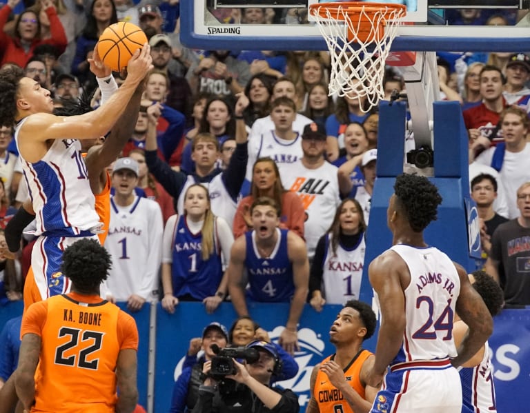 No 9 Kansas Faced With Another Tough Test At Oklahoma State On Tuesday Jayhawkslant 3434