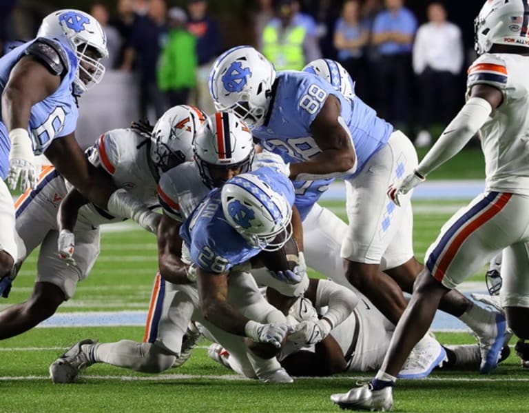 North Carolina UNC Tar Heels Football Virginia Cavaliers Saturday ACC ...