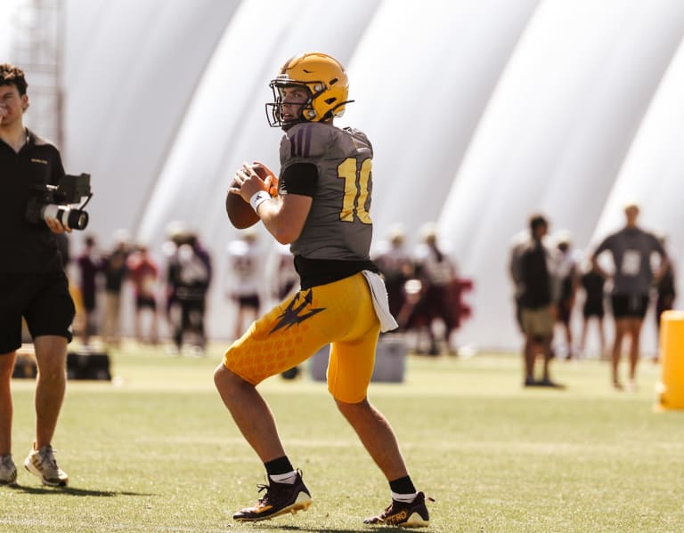 Sam Leavitt Currently Has The Nod In An Unsettled QB Battle - ASUDevils ...