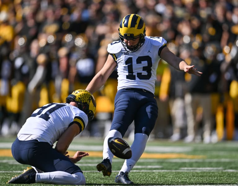 Michigan kicker Jake Moody selected by San Francisco 49ers in third