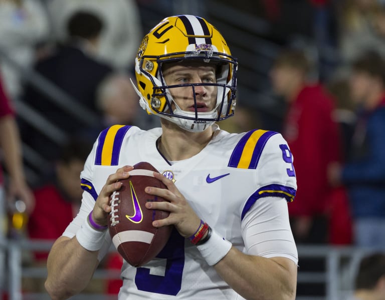 Why is Joe Burrow wearing 740 during the 2020 NFL Draft?