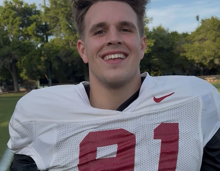 Stanford DL Clay Patterson looks to lead by example and through love