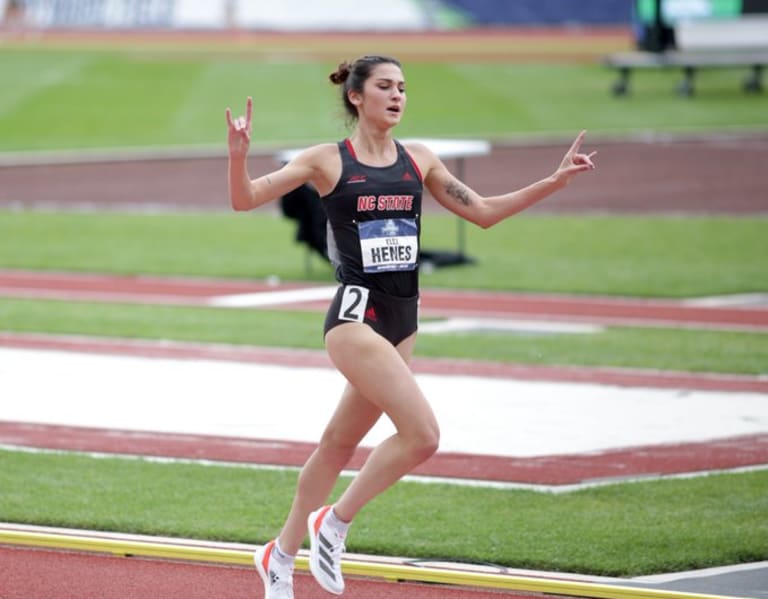 NC State star Elly Henes wins 5,000meter national title