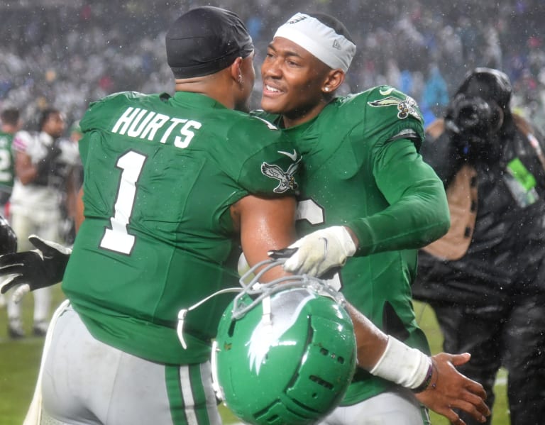 Jalen Hurts and DeVonta Smith Star in Eagles' Comeback Win, Derrick