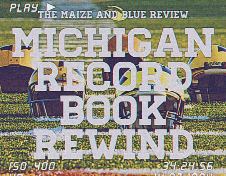 Michigan Record Book Rewind Most rushing yards in a season Maize