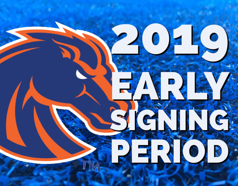 Boise State signs 15 during the 2019 early signing period