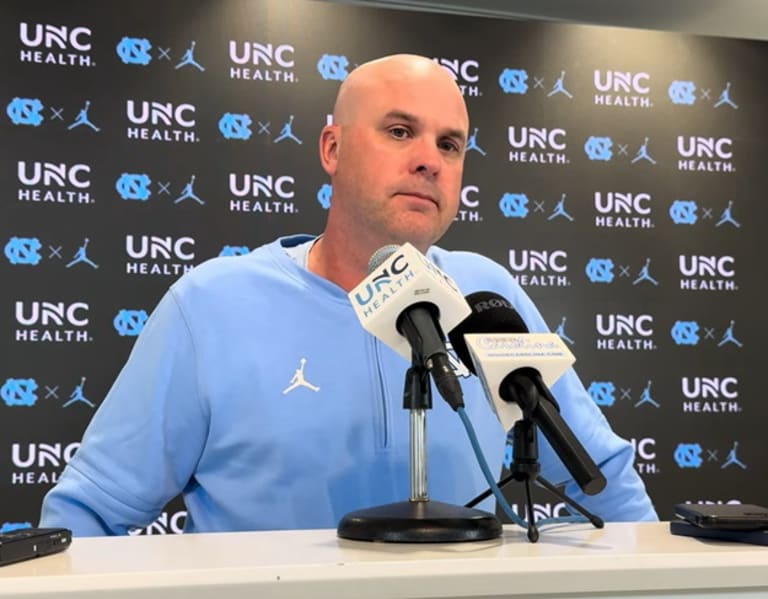 UNC Offensive Coordinator Chip Lindsey Discusses OL Improvement, Jacolby Criswell, and More